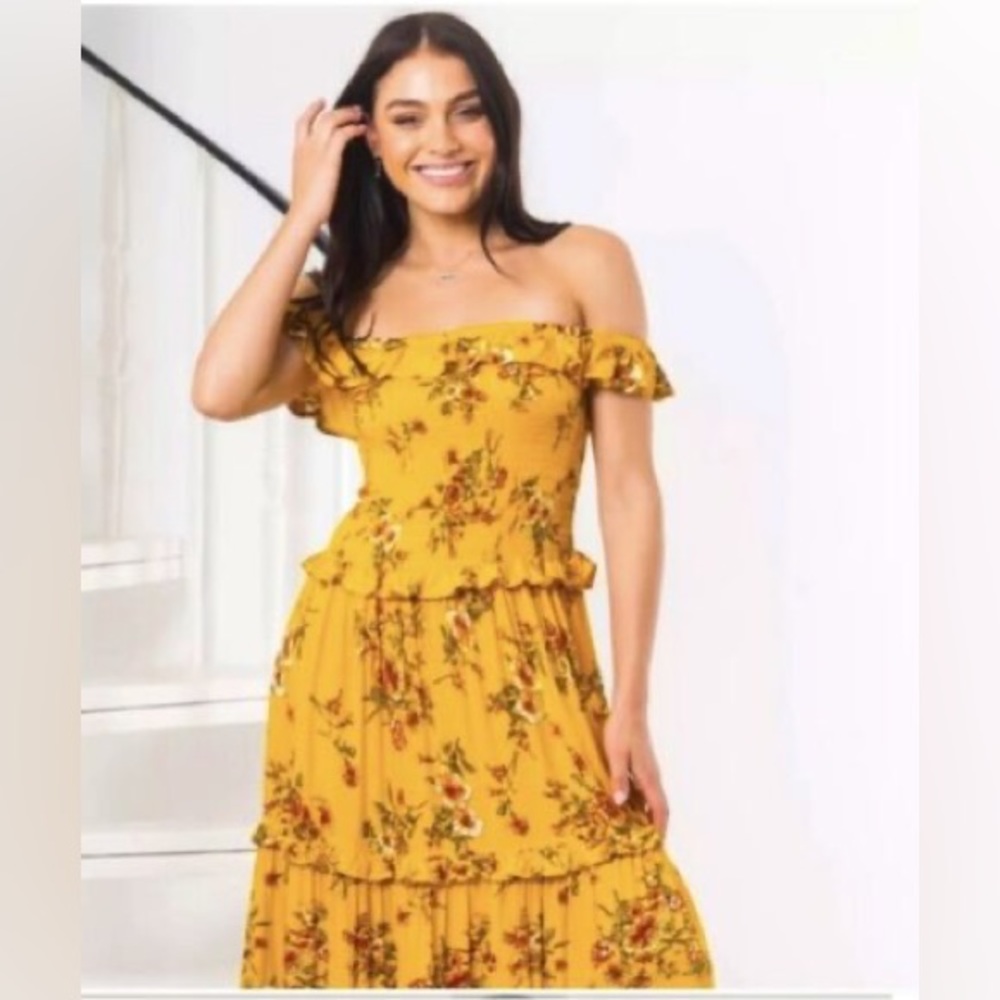Yellow Garden Party dress